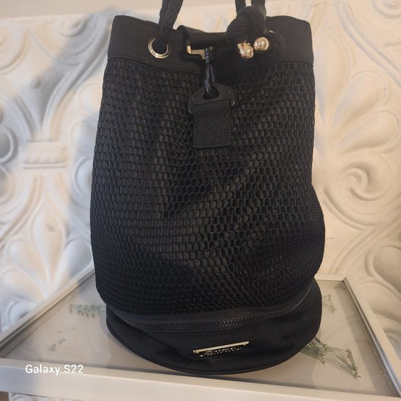 Juicy Couture Bags Juicy Couture Black Nylon Likemesh Gym Bag Like